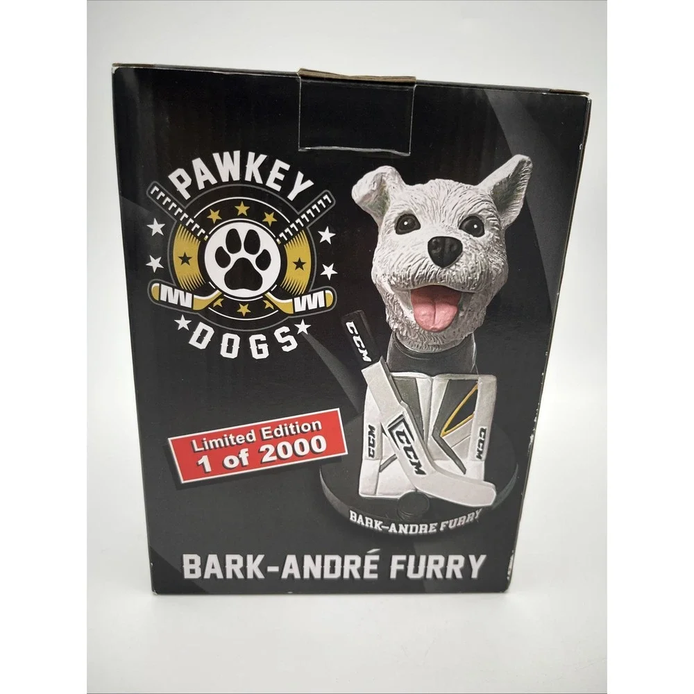 Bobble Head -Las Vegas Golden Knight Bark Andre Furry‎ Pawkey Dogs 2019
